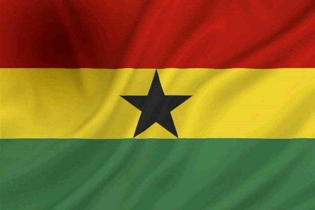 Vlag Ghana - 100x150cm Spun-Poly